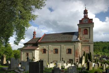 Kostel v Dolní Kalné ( © Zbyněk Šimůnek 05/2009)