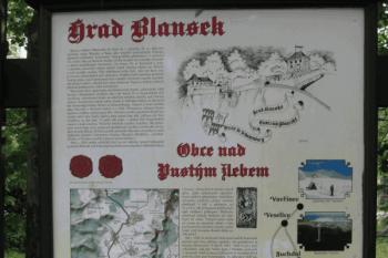 Informační tabule u Boží muky (© Jan Celý, 07/2009)