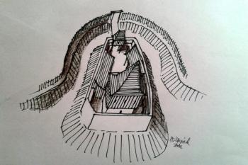 autorova vize podoby tvrze ( © Ondřej Štěpánek 02/2012)