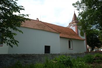 severní zeď lodi ( © Milan Caha 07/2009)