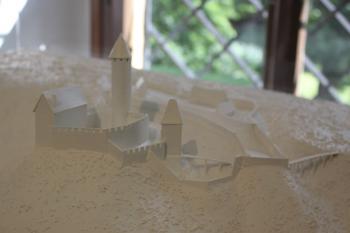 Model hradu před pol 15. stol. (© Luděk Vláčil 08/2017)