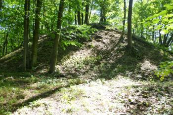 pozůstatky hradu Starý hrad (© Vlastislav Mareček, 08/2016)