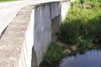 pohled z mostu na řeku Skalici ( © Ondřej Štěpánek 08/2009)