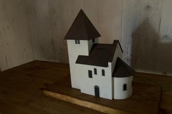 Model kostela (© Jiří Čížek 01/2021)