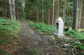 Cesta z obce ke kapli (© Jiří Cukr, 08/2009)