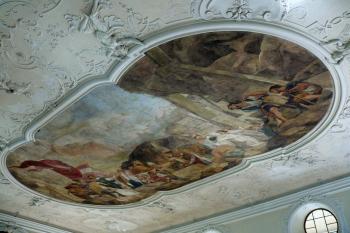 Nástropní freska v Královském sále (© Jiří Cukr, 09/2014)