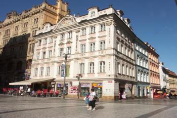 nároží ulic Na Můstku a  28. října  ( © Milan Caha 08/2009)