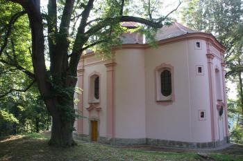 Kostel a památná lípa od severu ( © Ivan Grisa 08/2009)