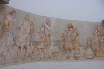 Freska v hodovní síni (©2003 Jiří Čížek)