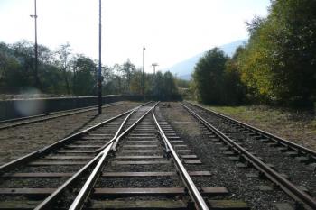 koleje, které dnes bohužel z ostravického nádraží na Bílou nevedou ( © Jan P. Štěpánek 10/2009)