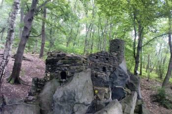 Maketa Střekova u Střížovické studánky (© Miroslav Wetter, 09/2009)