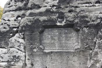 Pamětní deska stavby mostu ( © Ivan Grisa 10/2009)
