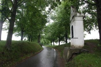 Střední část cesty s výklenkovou kapličkou ( © Ivan Grisa 05/2011)
