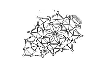 půdorys kostela ( © B. Samek: Umělecké památky Moravy a Slezska, část 2. [J/N], Academia, Praha 1999)