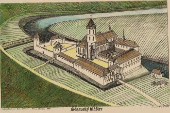 rekonstrukce podle M. Štědry (© jan heřman, 02/2012)