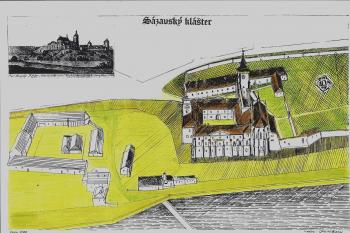 Sázavský klášter -současný stav (© jan heřman, 02/2012)