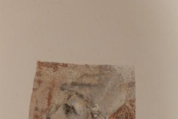Částečně odkryté barokní fresky v průjezdu (© Johannes Cladis, 04/2015)