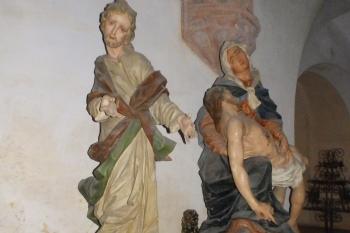 Klášterní kostel - pieta v jižní boční lodi (© Johannes Cladis, 04/2015)