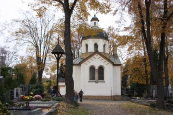 Hřbitovní kaple od jihovýchodu ( © Ivan Grisa 10/2009)