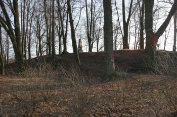 Val z vnitřní části hradiště - z louky (© Jan Švejkar, 01/2009)