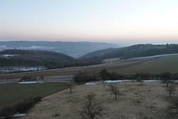 výhled z rozhledny směr jihozápad (© Jan Ptáček, 02/2011)