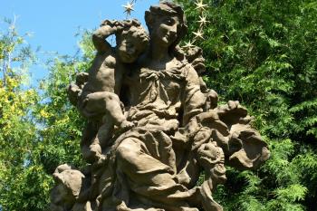 barokní sousoší z dílny Matyáše Bernarda Brauna ( © Milan Caha 07/2009)