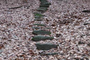 Druhá část schodů za ohybem ( © Jiří Čížek 12/2009)