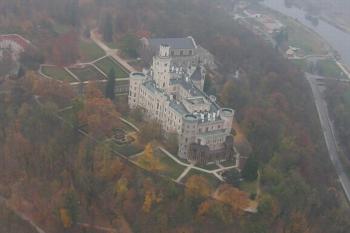 Podzimní hluboká z letadla (© Jana Sainerová 10/2005)