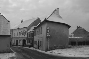 Bývalý barbakan Dačické brány od severu ( © Ivan Grisa 12/2009)