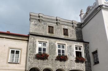renesanční dům na západním konci Horního náměstí ( © Jan P. Štěpánek 10/2014)