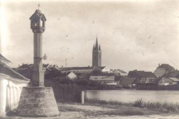 Telč - Historická fotografie z počátku 20. století - soukr. sbírka IvoR (© ???)