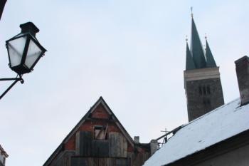Východní část Hradební ulice ( © Ivan Grisa 12/2009)