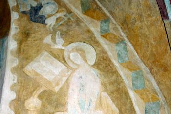 presbytář – výjev Neposkvrněného početí Panny Marie ( © Pavel Zany Komárek 4.4. 2009)