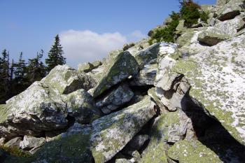kamenné moře místními turisty zvané Zelené kameny (© Zuzana Holasová, 08/2009)