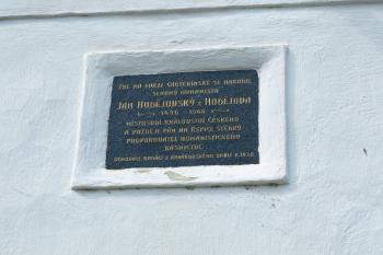 pamětní deska Jana Hodějovského z Hodějova ( © Milan Caha 09/2009)