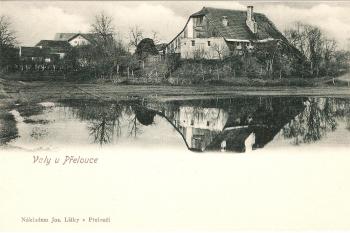 Dobová pohlednice (Nákladem Jos. Lišky v Přelouči)