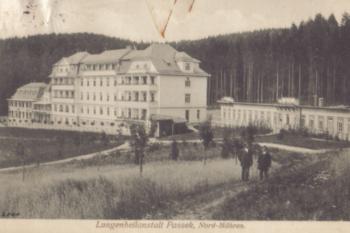 Paseka - Pohlednice tehdejšího Zemského Plícního sanatoria s datem 5.2.1917 (soukr. sbírka IvoR) (© ???)