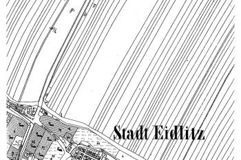Předválečná katastrální mapa Údlic (Katastrální mapa)