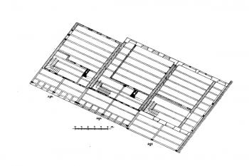 půdorys domů před obnovou ( © Kühn, Karl F.: Topographie der historischen und Kunstgeschichtlichen Denkmale in der Tschechoslowakischen Republik, A. Land Böhmen, LI. Der Bezirk Reichenberg, R.M. Rohrer Verlag, Brünn - Prag - Leipzig - Wien 1934)