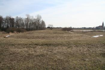Pohled na tvrziště od západu ( © Petr Nožička 03/2010)