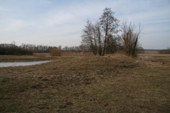 Nejzachovalejší val v SV části ( © Petr Nožička 03/2010)