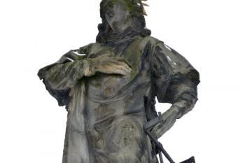 Morový sloup a socha sv. Vavřince ( © František Kinař 05/2017)