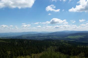 Výled JV - směr Jeseníky (© Karel Janda, 05/2008)