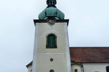 Kostel v Jiřetíně pod Jedlovou ( © František Kinař 05/2017)