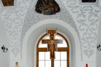 privátní kaple řeholníků v patře jižního křídla konventu ( © Pavel Zany Komárek 12. 9. 2009)