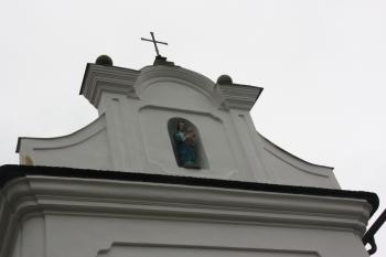 Svatý Josef ve výklenku východního štítu ( © Ivan Grisa 05/2010)