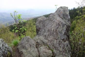 vrchol skalní vyhlídky (© Zuzana Holasová, 05/2010)