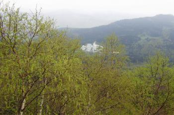 výhled z Medvědího kamene na Rychleby (© Zuzana Holasová, 05/2010)