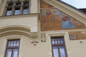 Luhačovice – Augustiniánský dům – Fasáda  (© Ivo Rozehnal, 05/2010)
