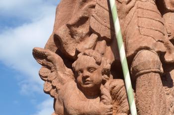 socha sv. Václava - detail ( © Milan Caha 05/2010)